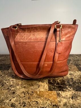 Vintage Coach Tote Bag